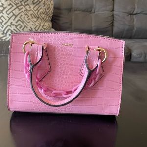 Aldo pink cross body